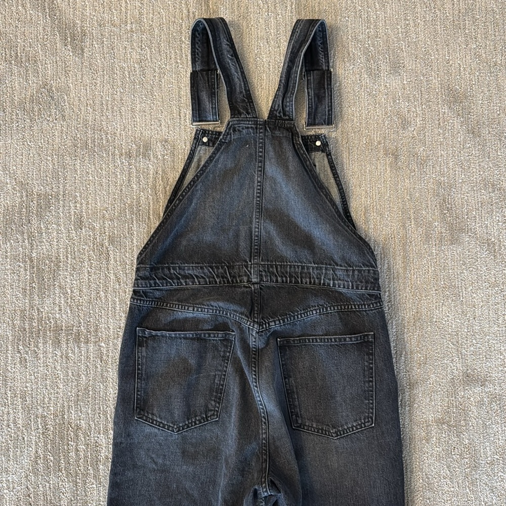 FRAME Denim Classic Overalls in Blackwater M - Picture 8 of 9